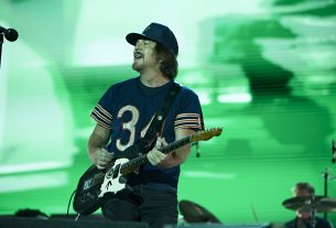 Eddie Vedder en el concierto de Pearl Jam en el Mad Cool 2024