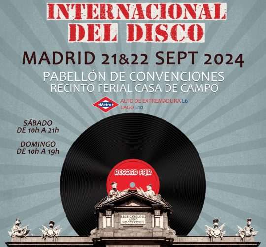 La Feria Internacional del Disco de Madrid se muda a la Casa de Campo en septiembre de 2024