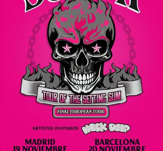Sum 41 darán dos últimos conciertos en España dentro de su gira de despedida, en noviembre en Madrid y Barcelona