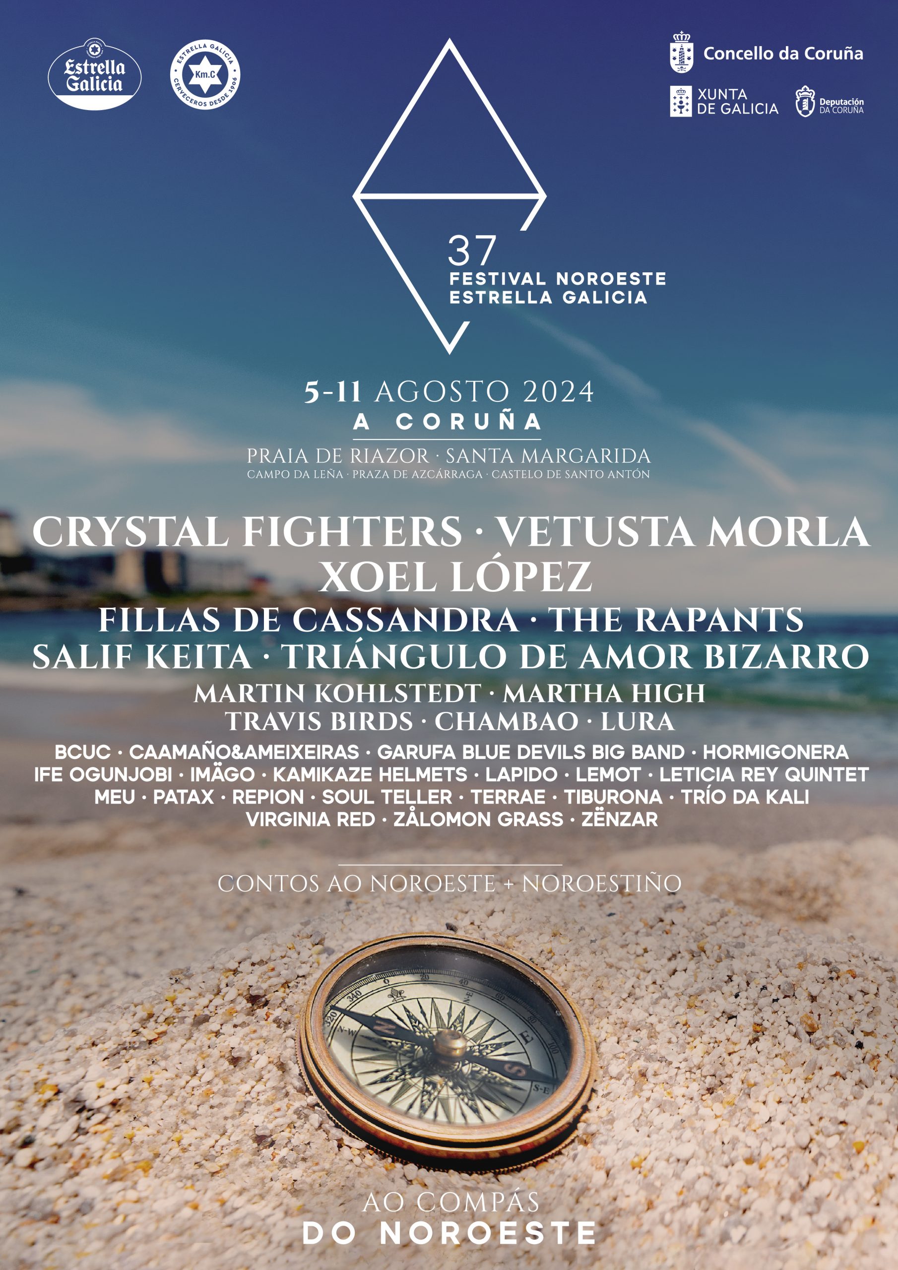 Ya tenemos el cartel completo del Festival Noroeste 2024, que se celebra del 5 al 11 de agosto en A Coruña, rebosante de conciertos gratuitos