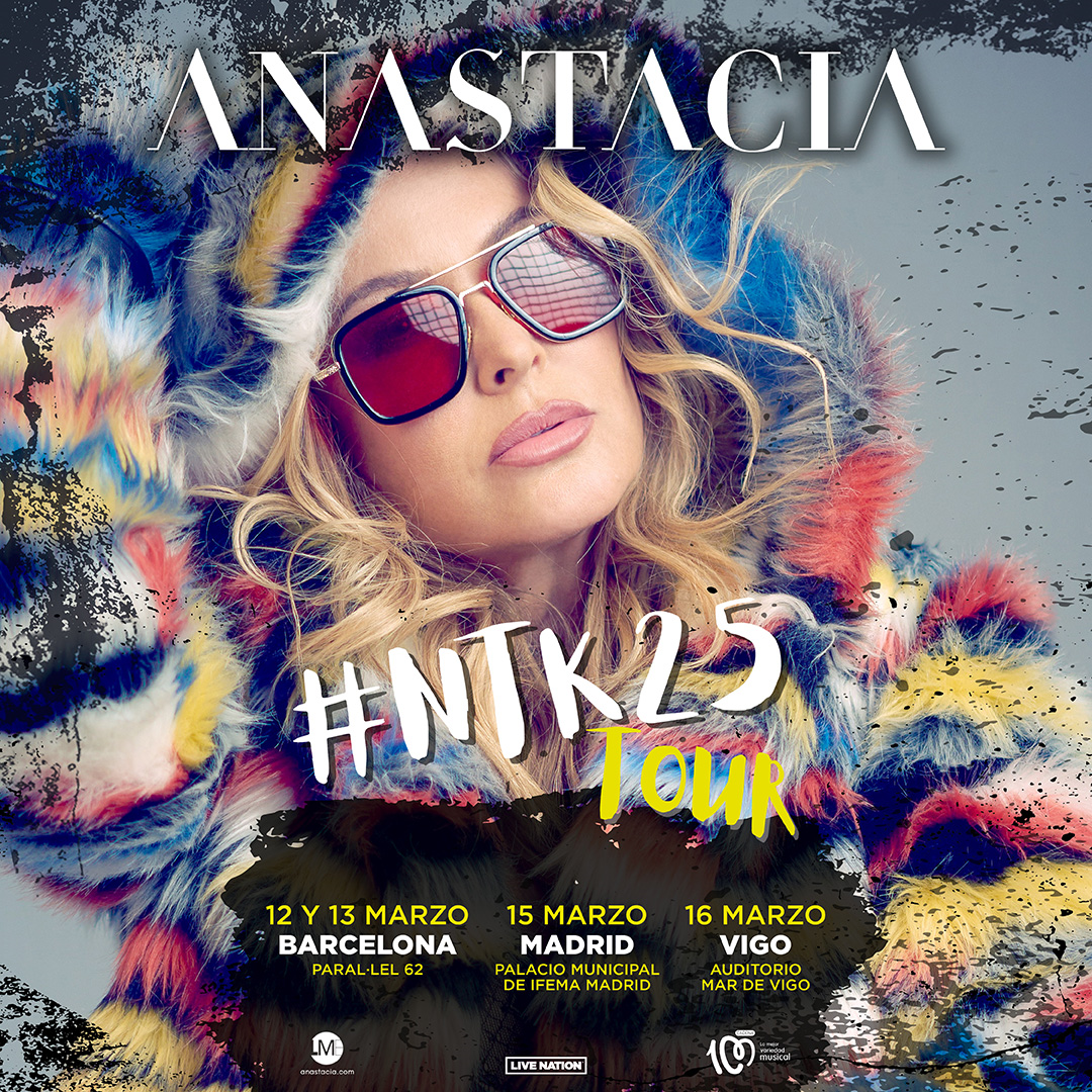 Anastacia anuncia conciertos en España en marzo de 2025