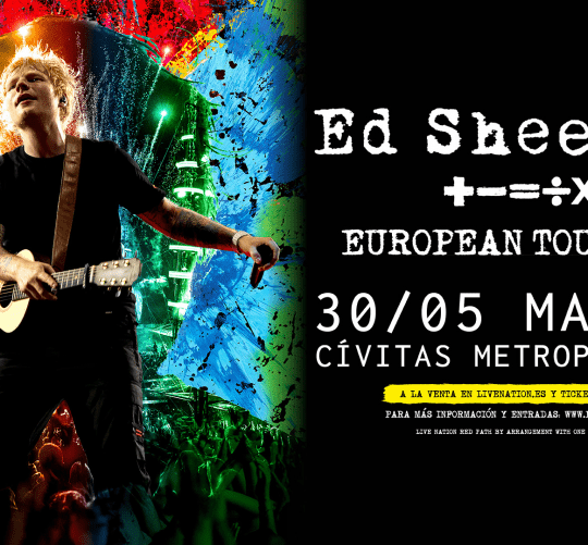 Ed Sheeran anuncia concierto en Madrid para el 30 de mayo de 2025 en el estadio Metropolitano