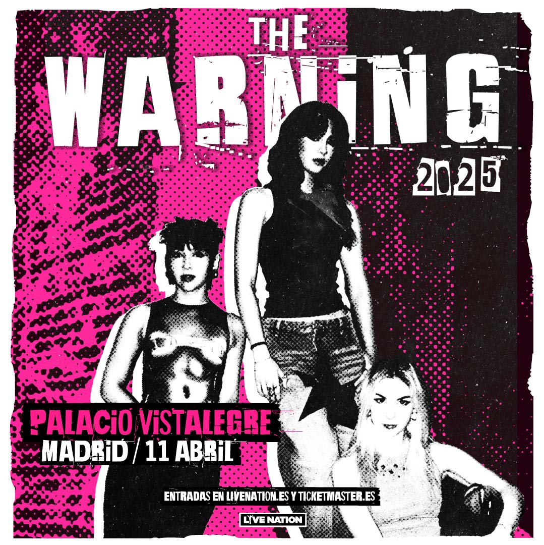 La banda de rock mexicana The Warning vuelve a España para actuar el próximo día 11 de abril de 2025 en el Palacio Vistalegre de Madrid.