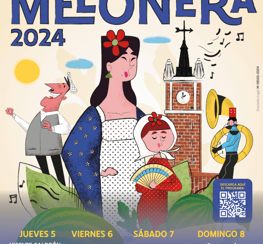 programación completa de las Fiestas de la Melonera para este presente año 2024. La cita en esta ocasión será del jueves 5 al domingo 8 de septiembre