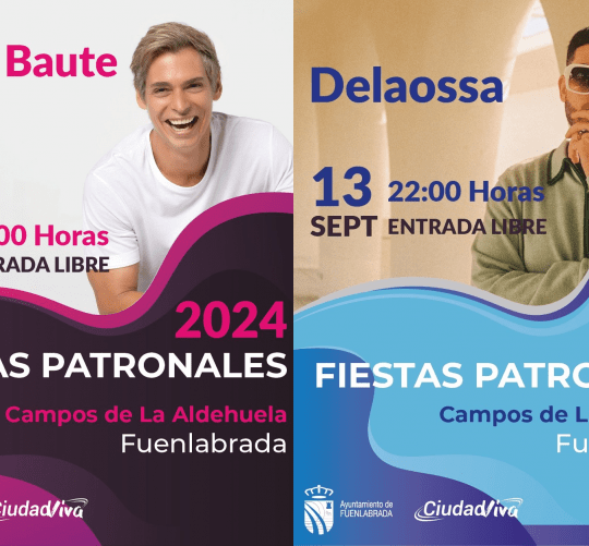 Las Fiestas de Fuenlabrada vuelven este 2024 y ya vamos conociendo los artistas de algunas de las muy diferentes jornadas de conciertos.