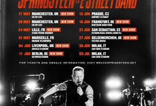 Bruce Springsteen & The E Street Band han anunciado este martes los conciertos de su regreso a Europa en la primavera y el verano de 2025