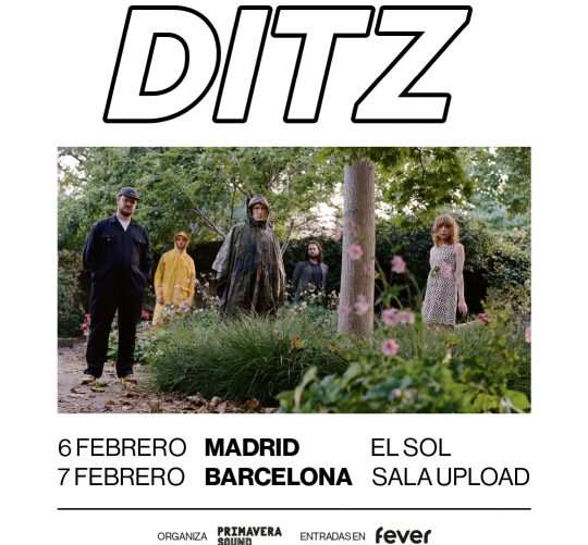 El volcán punk-rock de DITZ entrará en erupción en Madrid y Barcelona el próximo mes de febrero de 2025