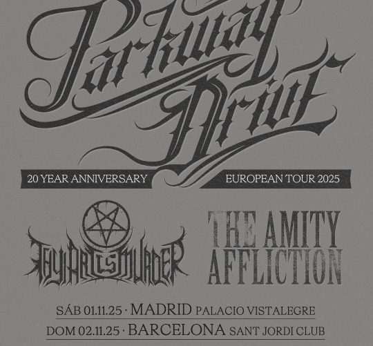 Parkway Drive anuncian conciertos en Madrid y Barcelona en los que por primera vez llegarán con su producción completa en grandes recintos.