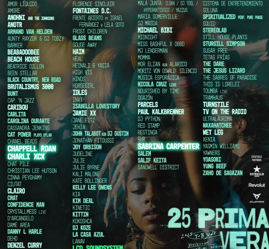 Primavera Sound Barcelona presenta un cartel de puro presente musical que celebra su inconfundible identidad para su edición de 2025
