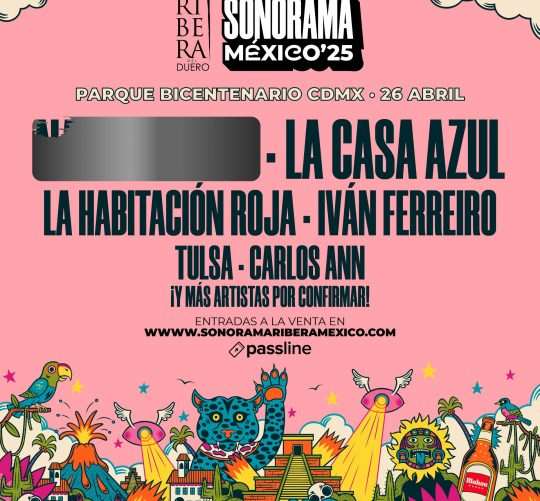 El festival Sonorama regresa a México en 2025 con una transformación: Sonoramex ahora es Sonorama México. La cita es el 26 de abril en CDMX