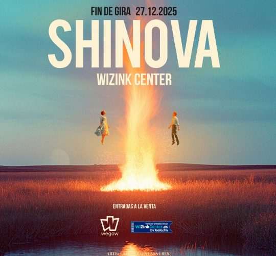 Después de llenar tres noches consecutivas La Riviera, Shinova anuncia su regreso a Madrid con un gran fin de gira que tendrá lugar el 27 de diciembre de 2025 en el WiZink Center