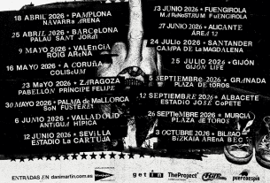 Dani Martín anuncia una nueva gira española de conciertos con fechas comprendidas entre los meses de abril y octubre de 2026