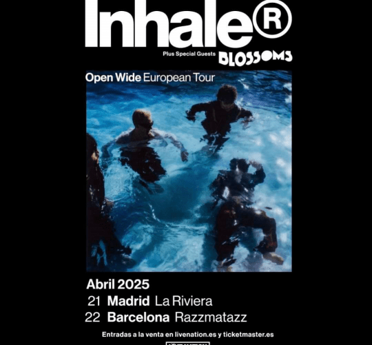 Inhaler anuncia dos conciertos en salas de Madrid y Barcelona en la primavera de 2025