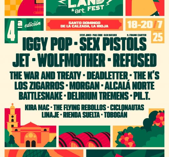 Rockland Fest 2025 desvela su cartel. La cuarta edición del festival tendrá lugar del 18 al 20 de julio del año próximo en Santo Domingo de la Calzada