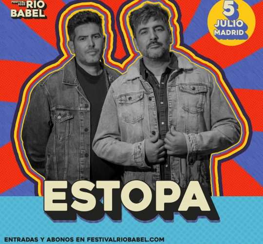 Estopa se apunta al Río Babel 2025. La pareja de hermanos estará en el festival el sábado 5 de julio, y será su único concierto en Madrid.