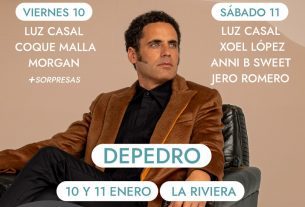 Depedro llega a la sala La Riviera de Madrid de la mano de Inverfest los próximos 10 y 11 de enero de 2025 con ilustres amigos invitados.