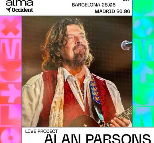 Alan Parsons Live Project se suma a la programación del festival Alma Occident para el próximo verano de 2025 en Madrid y Barcelona