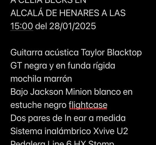 Celia Becks ha publicado en la tarde de este martes 28 de enero varios mensajes en redes sociales en los que denuncia el robo de su equipo.