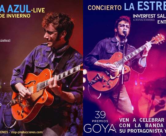 'La estrella azul', de Javier Macipe, con ocho nominaciones a los Goya incluyendo Mejor Película, tiene una banda de rock propia: La estrella azul Live