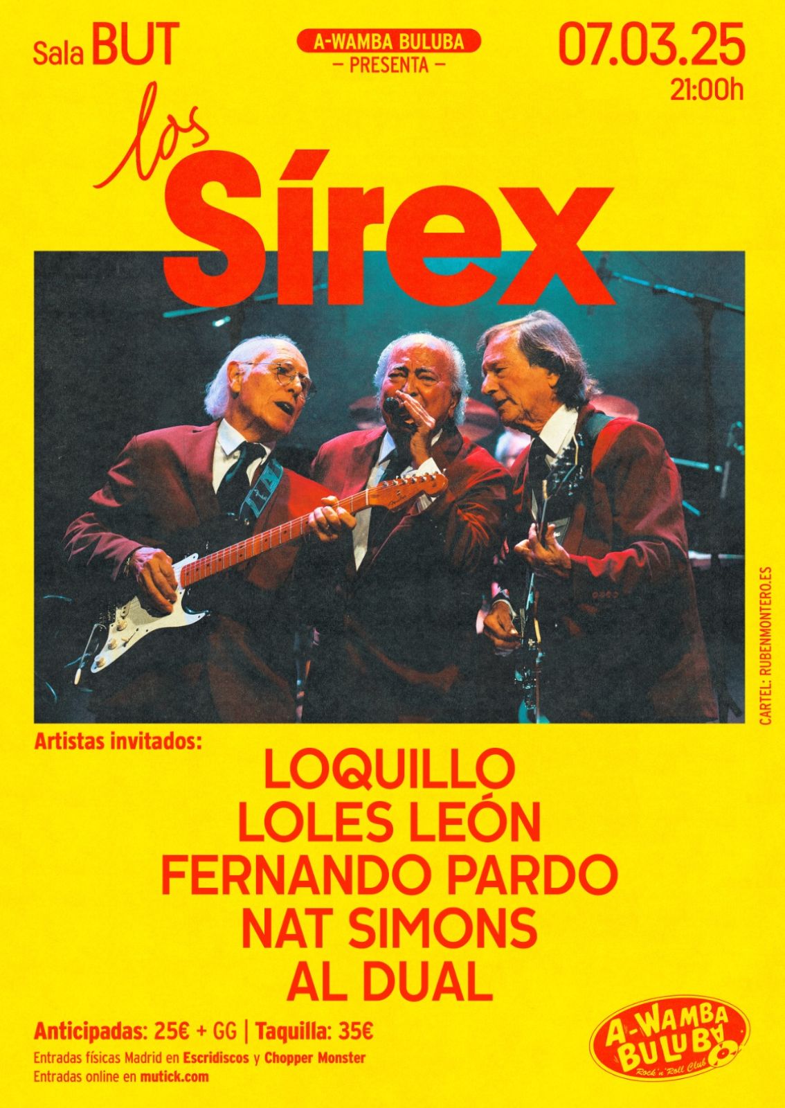 Los Sírex celebran su 65 aniversario el próximo 7 de marzo en Madrid. La Sala But acoge este concierto especial,
