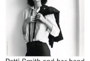 Patti Smith ofrecerá un único concierto este año en España el próximo 8 de octubre a las 21:00 horas, en el Teatro Real de Madrid