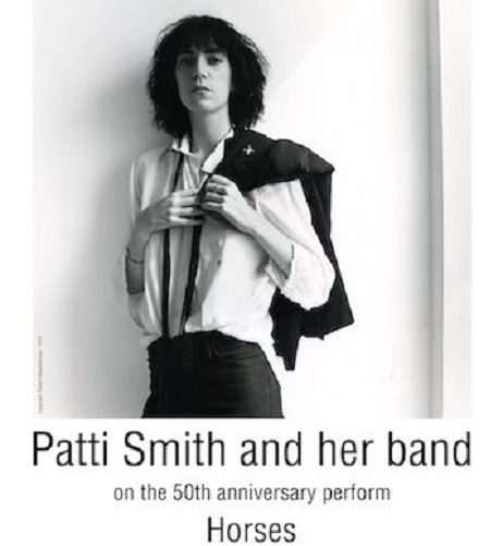 Patti Smith ofrecerá un único concierto este año en España el próximo 8 de octubre a las 21:00 horas, en el Teatro Real de Madrid