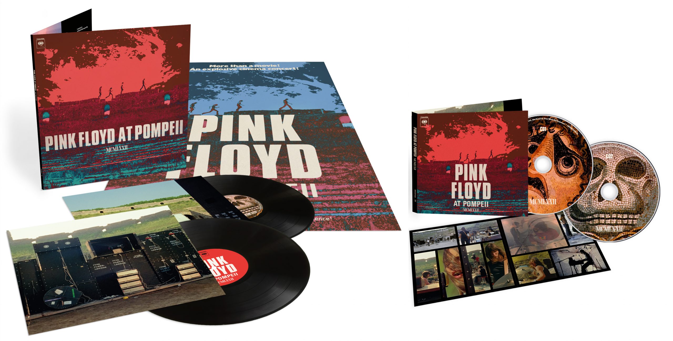 El próximo 2 de mayo se publicará en álbum por primera vez el mítico concierto de Pink Floyd en Pompeya de 1972