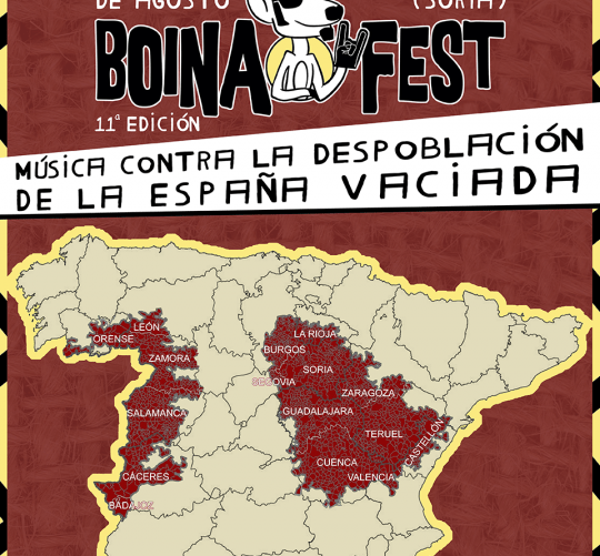 Boina Fest busca artistas de la España vaciada en su lucha contra la despoblación. Este año será el sábado 9 de agosto en Arenillas (Soria)