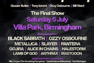 Black Sabbath ha anunciado un concierto final que tendrá lugar el próximo sábado 5 de julio en el Villa Park de su Birmingham nata