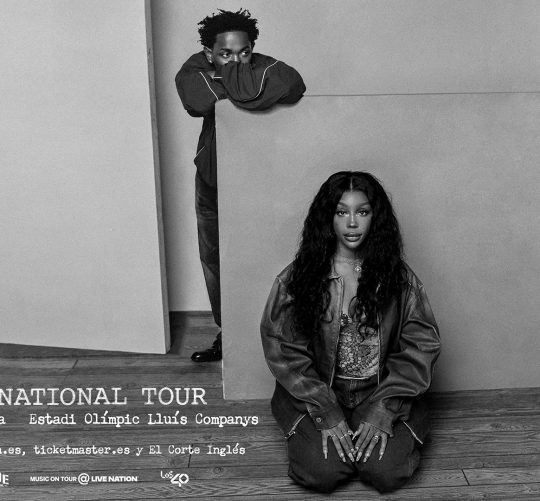 Kendrick Lamar y SZA anuncian concierto en Barcelona. Será el próximo día 30 de julio de este año 2025 en el Estadi Olímpic Lluis Companys.