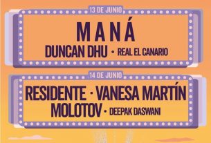 Maná y Residente lideran el cartel del Tenerife Music Festival, que sonará los días 13 y 14 de junio también con Molotov o Vanesa Martín