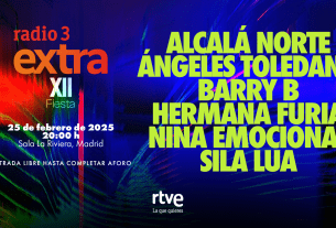 Radio 3 Extra celebra su fiesta anual este próximo martes 25 de febrero en sala La Riviera de Madrid, con entrada libre hasta completar aforo