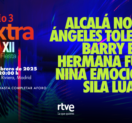 Radio 3 Extra celebra su fiesta anual este próximo martes 25 de febrero en sala La Riviera de Madrid, con entrada libre hasta completar aforo