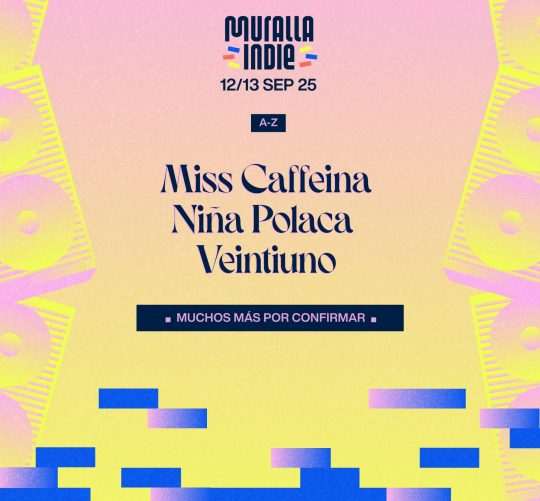 Los Conciertos de la Muralla, de Alcalá de Henares, tendrán su propio festival indie los días 12 y 13 de septiembre con el nombre de Muralla Indie