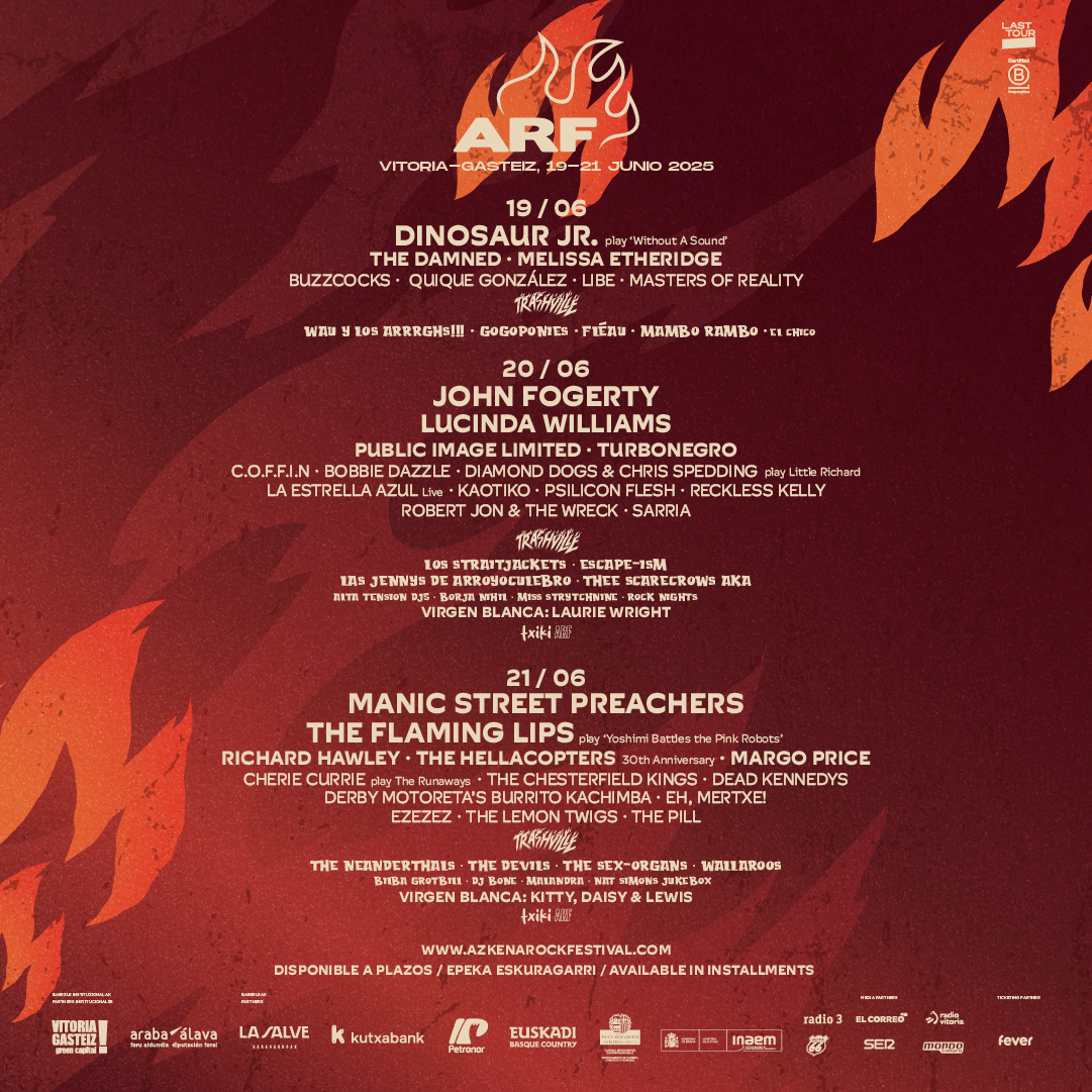 Cartel completo y por días del Azkena Rock Festival 2025