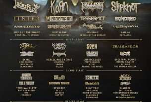 Cartel por días del Resurrection Fest 2025, que se celebra en junio en Viveiro (Lugo)