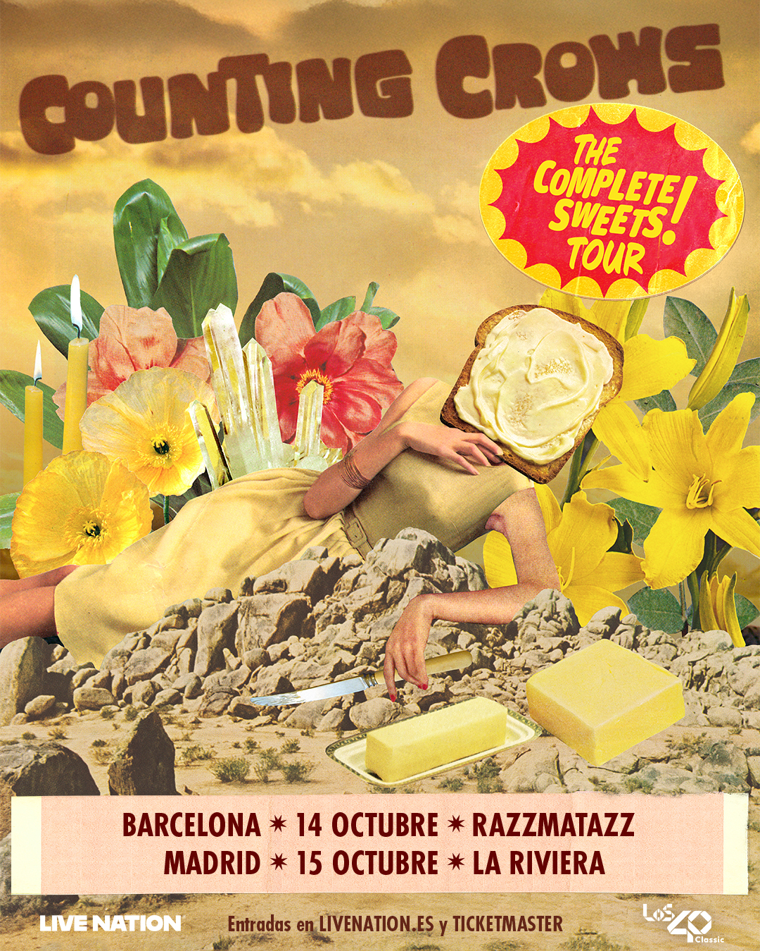 Counting Crows anuncia su regreso a España con conciertos en salas de Barcelona (Razzmatazz) y Madrid (La Riviera) el próximo mes de octubre