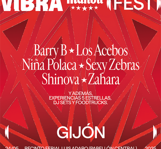 Cartel de Vibra Mahou Fest Gijón 2025