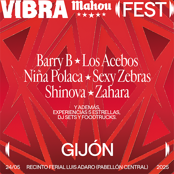 Cartel de Vibra Mahou Fest Gijón 2025