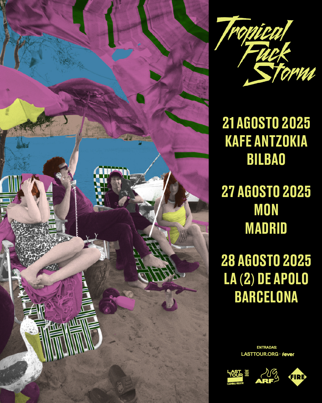 Tropical Fuck Storm presentrá en una gira española su cuarto álbum de estudio, 'Fairyland Codex', que llegará el próximo 20 de junio de 2025