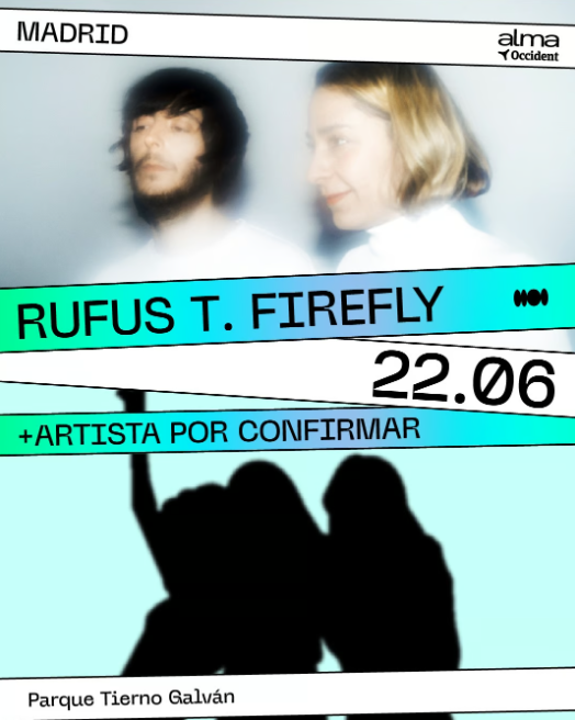 Rufus T Firefly actuarán en el Alma Occident Madrid 2025, en un concierto al aire libre el 22 de junio en el Parque Enrique Tierno Galván