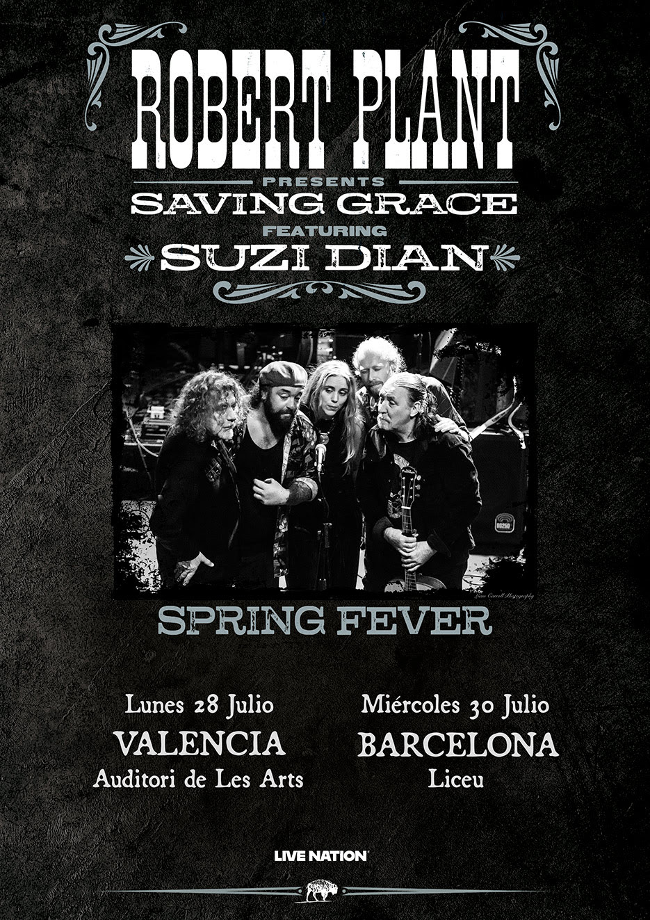 Robert Plant anuncia su regreso a nuestro país con dos conciertos en Valencia (Auditori de Les Arts) y Barcelona (Gran Teatre del Liceu)