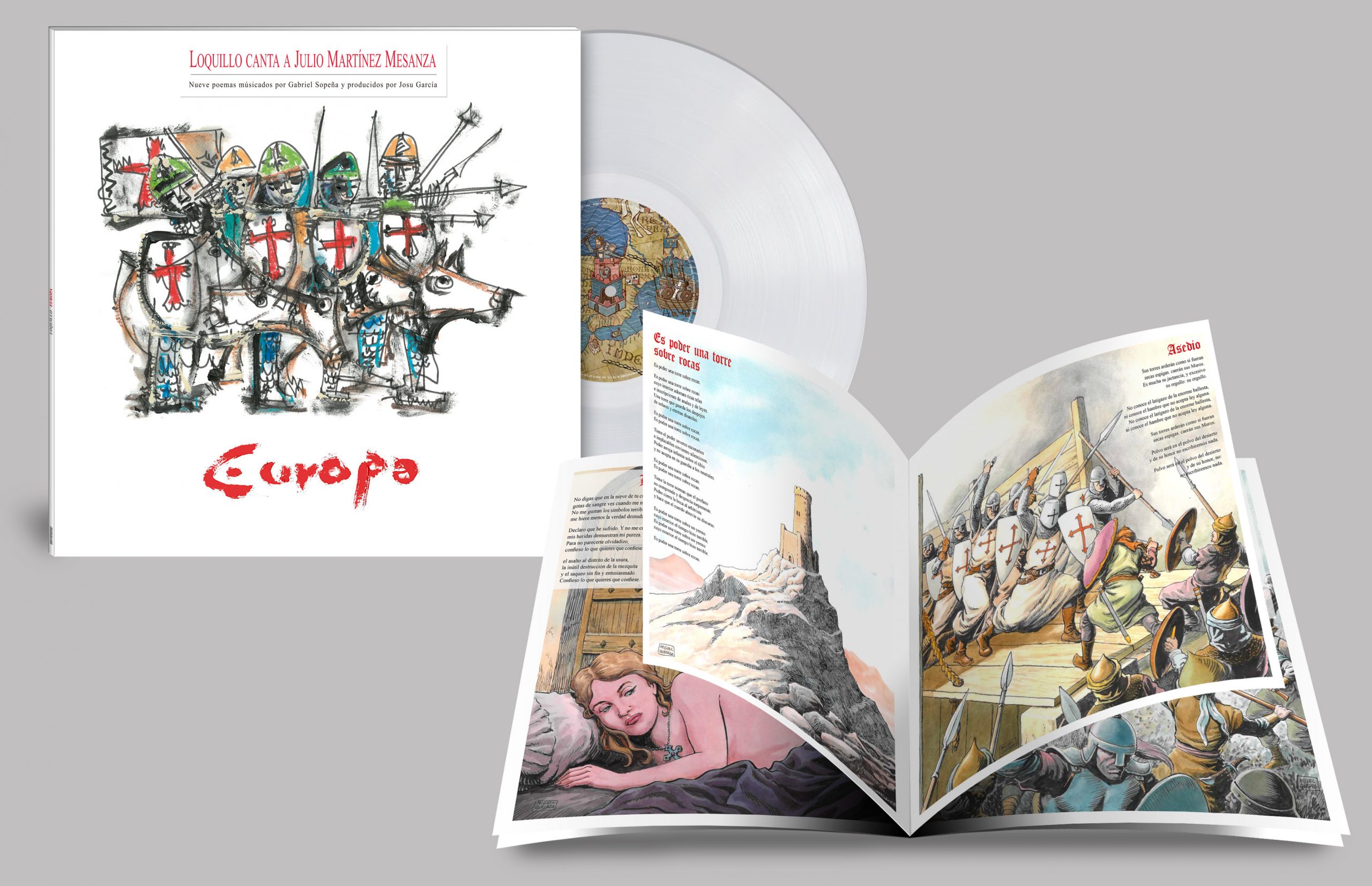 Loquillo publica 'Europa', su nuevo álbum de poesía dedicado al poemario de Julio Martínez Mesanza, Premio Nacional de Poesía en 2017
