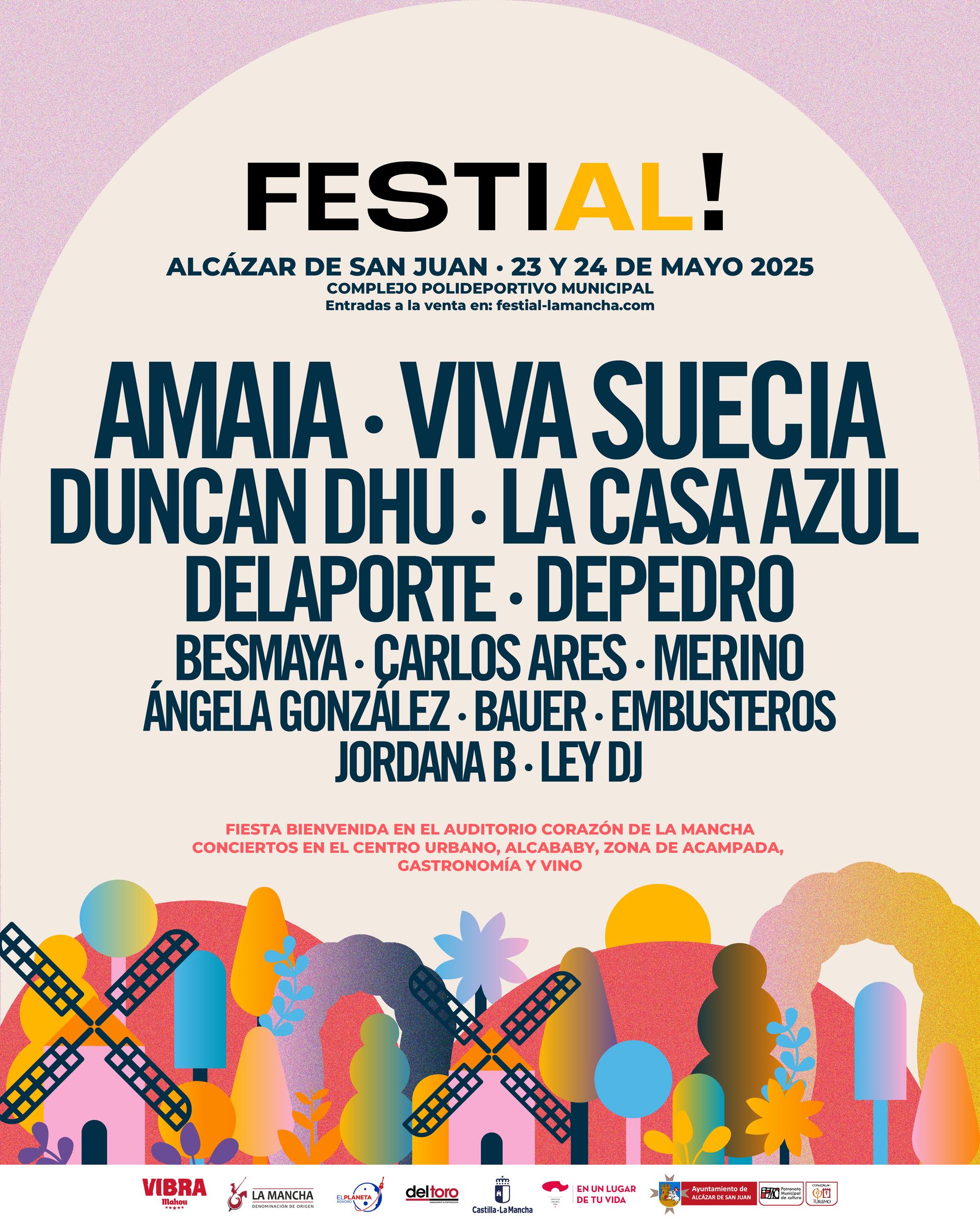 La segunda edición de Festial está cada vez más cerca y se celebrará los días 23 y 24 de mayo de 2025 en Alcázar de San Juan (Ciudad Real)