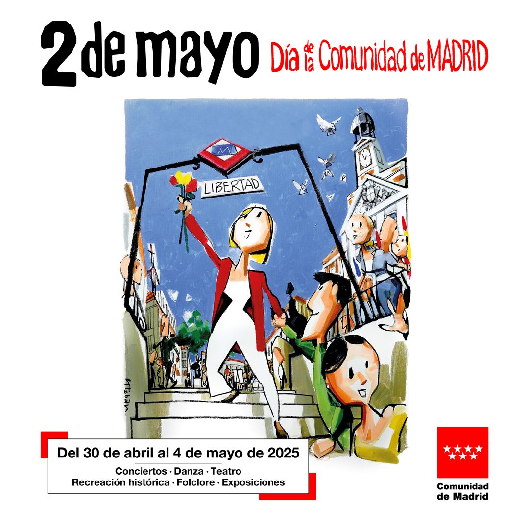 Aquí está la programación de las Fiestas del 2 de mayo en Madrid para este año 2025, que incluye una programación de conciertos gratuitos.