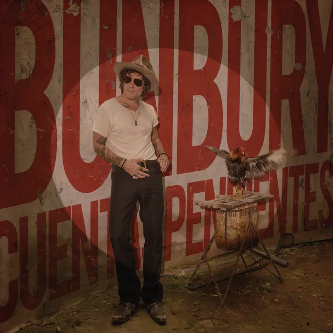 Bunbury publica este viernes su nuevo disco, 'Cuentas pendientes', un trabajo anticipado por sencillos como 'Las chingadas ganas de llorar'.