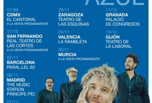 Elefantes celebrará con una gira especial los 25 años de su disco 'Azul', producido por Bunbury y un momento clave en su larga trayectoria