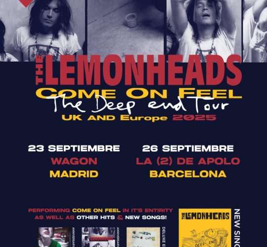 La noventera banda The Lemonheads actuará el 23 de septiembre en Madrid (Wagon) y tres días más tarde, el 26, en Barcelona (La (2) de Apolo).