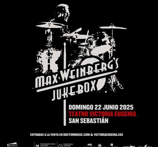 Max Weinberg, legendario batería de la E Street Band de Bruce Springsteen, aterriza en el Teatro Victoria Eugenia de San Sebastián en junio