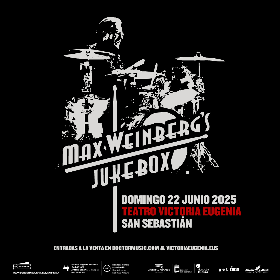 Max Weinberg, legendario batería de la E Street Band de Bruce Springsteen, aterriza en el Teatro Victoria Eugenia de San Sebastián en junio